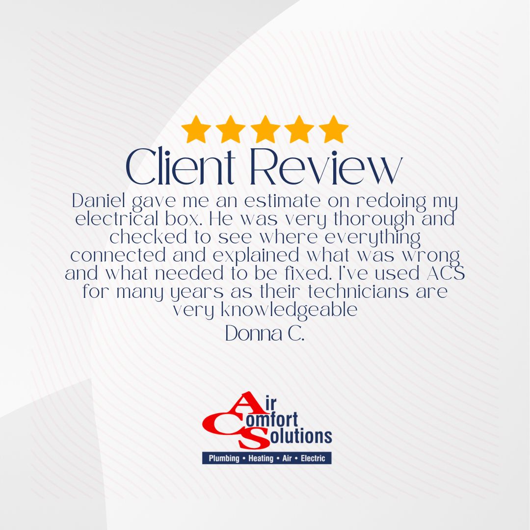 Air Comfort Solutions 5-Star Review from Donna