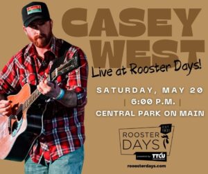 Casey West at Broken Arrow's 92nd Annual Rooster Days